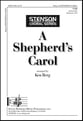 Shepherd's Carol TTBB choral sheet music cover